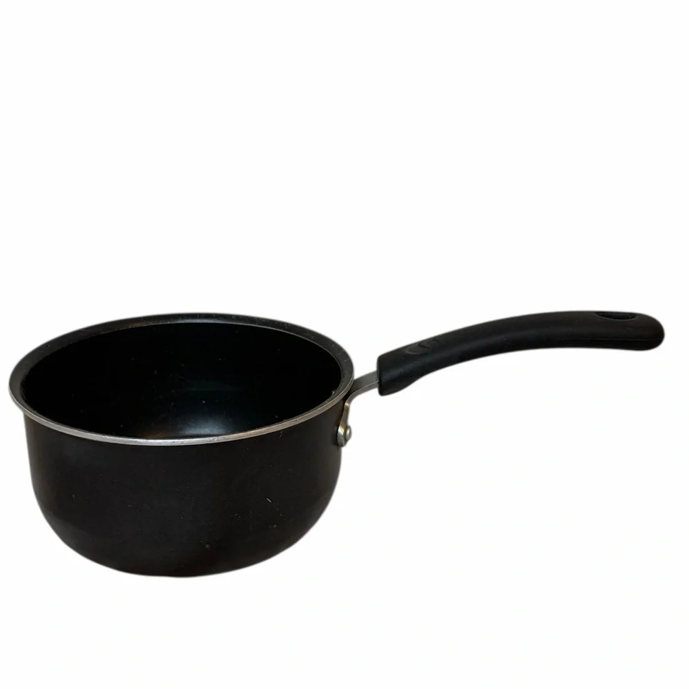 T-fal Black Nonstick Saucepan | Small Sauce Pot with Handle | Cookware